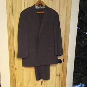 Men's Gray Pinstripe Suit
